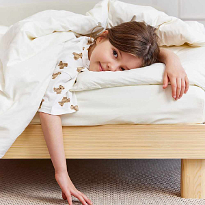 Кровать детская Happy Baby "SOMNA", молочная